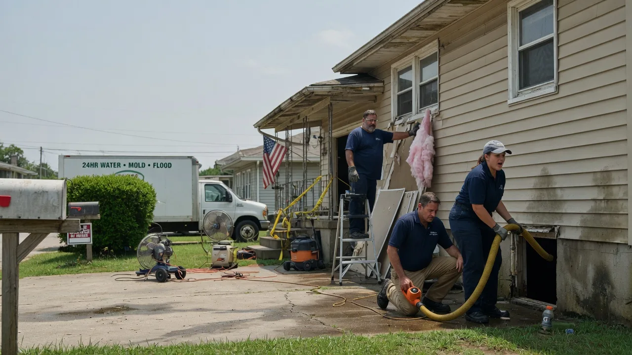 Water Damage Repair in Ashland, LA near me